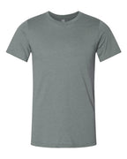 BELLA + CANVAS 3001CVC - CVC Jersey Tee - Heather Blue Storm