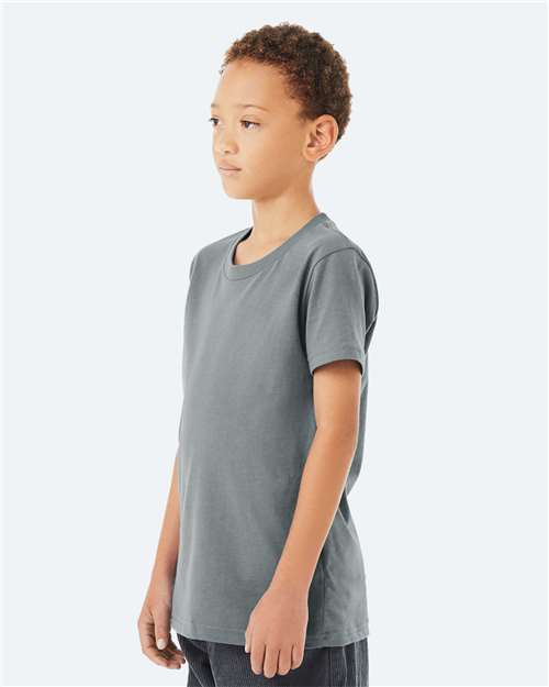 BELLA + CANVAS 3001Y - Youth Jersey Tee - Blue Storm