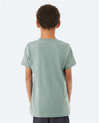 BELLA + CANVAS 3001Y - Youth Jersey Tee - Dusty Blue
