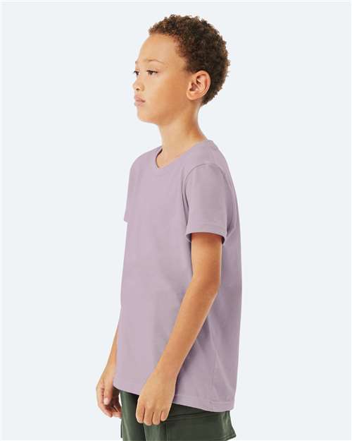 BELLA + CANVAS 3001Y - Youth Jersey Tee - Light Violet