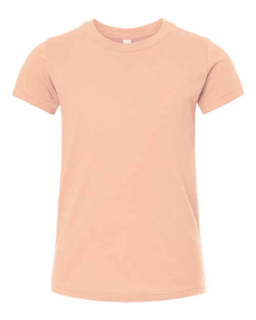 BELLA + CANVAS 3001Y - Youth Jersey Tee - Peach