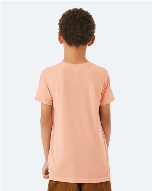 BELLA + CANVAS 3001Y - Youth Jersey Tee - Peach