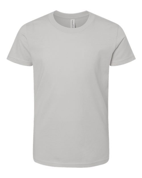BELLA + CANVAS 3001Y - Youth Jersey Tee - Solid Athletic Grey