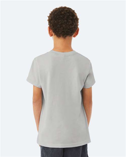 BELLA + CANVAS 3001Y - Youth Jersey Tee - Solid Athletic Grey