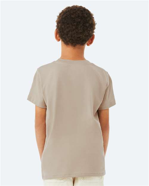 BELLA + CANVAS 3001Y - Youth Jersey Tee - Tan