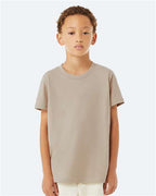 BELLA + CANVAS 3001Y - Youth Jersey Tee - Tan
