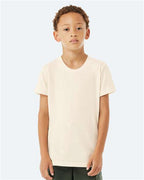 BELLA + CANVAS 3001YCVC - Youth CVC Jersey Tee - Heather Natural