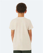 BELLA + CANVAS 3413Y - Youth Triblend Tee - Solid Natural Triblend