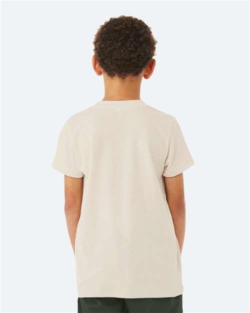 BELLA + CANVAS 3413Y - Youth Triblend Tee - Solid Natural Triblend