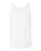BELLA + CANVAS 3480CVC - Unisex Heather CVC Tank - Solid White Blend