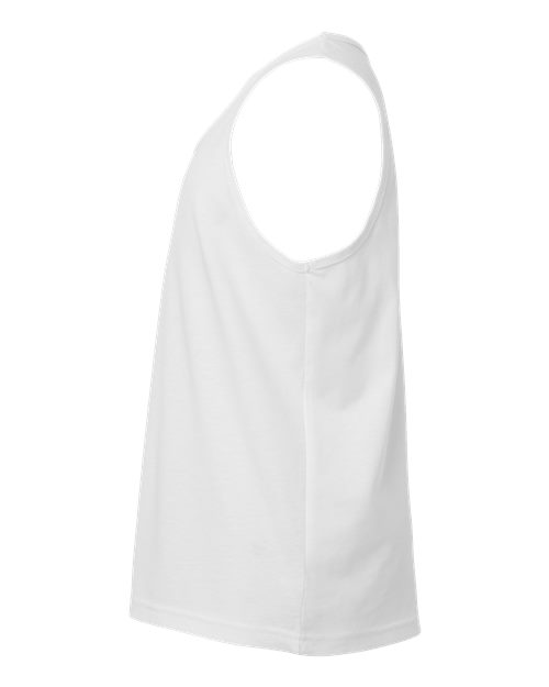 BELLA + CANVAS 3480YCVC - Youth Heather CVC Tank - Solid White Blend