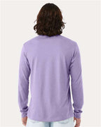 BELLA + CANVAS 3501CVC - Heather CVC Long Sleeve Tee - Heather Dark Lavender
