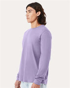 BELLA + CANVAS 3501CVC - Heather CVC Long Sleeve Tee - Heather Dark Lavender