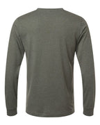 BELLA + CANVAS 3501CVC - Heather CVC Long Sleeve Tee - Heather Military Green