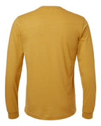 BELLA + CANVAS 3501CVC - Heather CVC Long Sleeve Tee - Heather Mustard