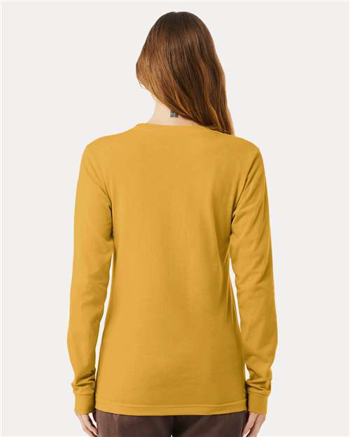 BELLA + CANVAS 3501CVC - Heather CVC Long Sleeve Tee - Heather Mustard