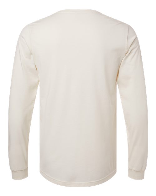 BELLA + CANVAS 3501CVC - Heather CVC Long Sleeve Tee - Heather Natural