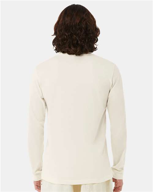 BELLA + CANVAS 3501CVC - Heather CVC Long Sleeve Tee - Heather Natural