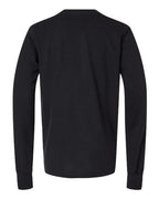 BELLA + CANVAS 3513Y - Youth Triblend Long Sleeve Tee - Solid Black Triblend