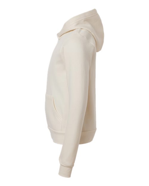 BELLA + CANVAS 3719Y - Youth Sponge Fleece Hoodie Sweatshirt - Natural