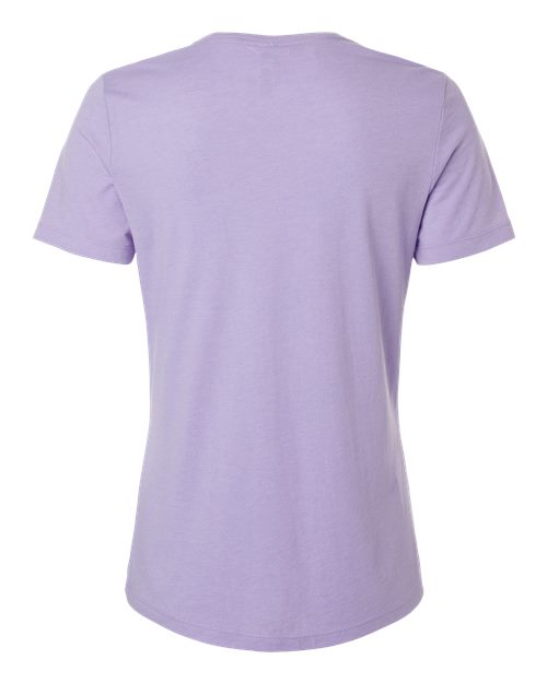 BELLA + CANVAS 6400CVC - Womens Relaxed Fit Heather CVC Tee - Heather Dark Lavender