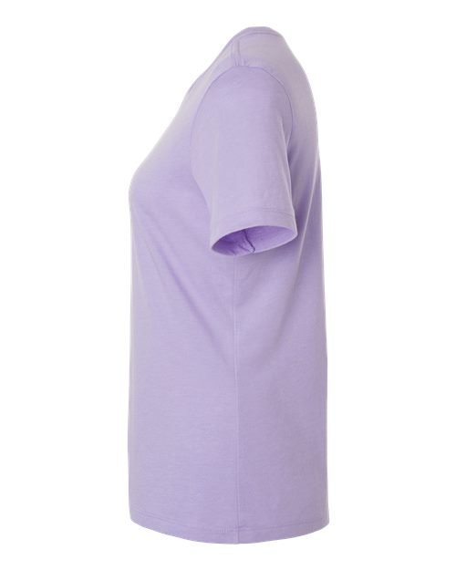 BELLA + CANVAS 6400CVC - Womens Relaxed Fit Heather CVC Tee - Heather Dark Lavender