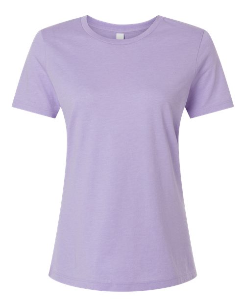 BELLA + CANVAS 6400CVC - Womens Relaxed Fit Heather CVC Tee - Heather Dark Lavender