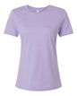 BELLA + CANVAS 6400CVC - Womens Relaxed Fit Heather CVC Tee - Heather Dark Lavender