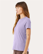 BELLA + CANVAS 6400CVC - Womens Relaxed Fit Heather CVC Tee - Heather Dark Lavender