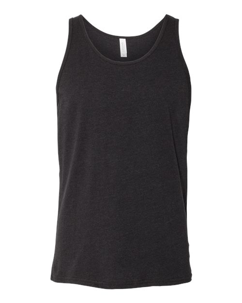 BELLA + CANVAS 3480CVC - Unisex Heather CVC Tank - Black Heather