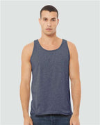 BELLA + CANVAS 3480CVC - Unisex Heather CVC Tank - Heather Navy