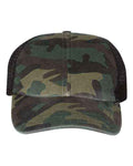 Richardson 111P - Garment Washed Printed Trucker Cap