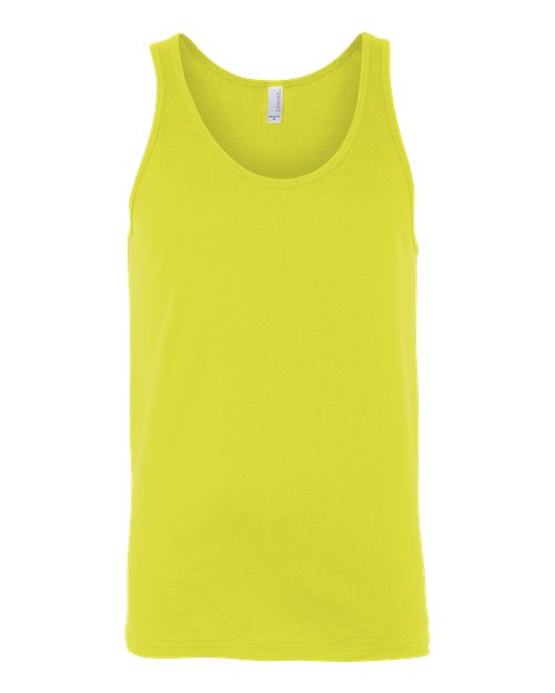 BELLA + CANVAS 3480CVC - Unisex Heather CVC Tank - Neon Yellow