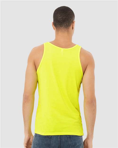 BELLA + CANVAS 3480CVC - Unisex Heather CVC Tank - Neon Yellow