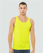 BELLA + CANVAS 3480CVC - Unisex Heather CVC Tank - Neon Yellow
