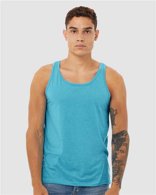 BELLA + CANVAS 3484 - Unisex Triblend Tank - Aqua Triblend
