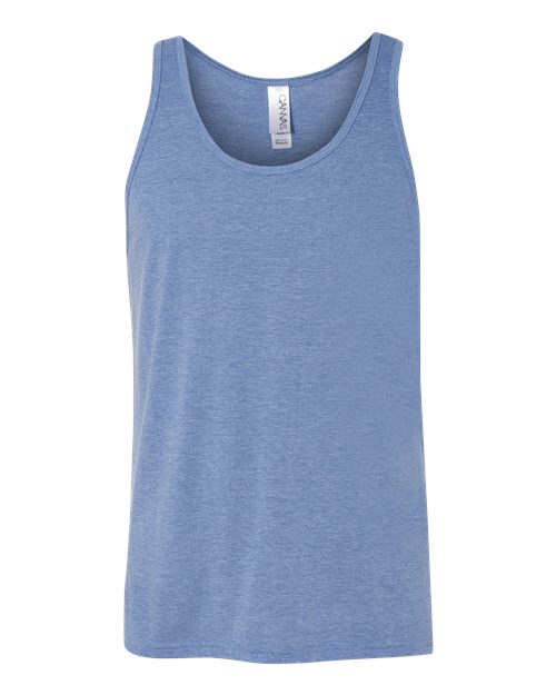 BELLA + CANVAS 3484 - Unisex Triblend Tank - Blue Triblend