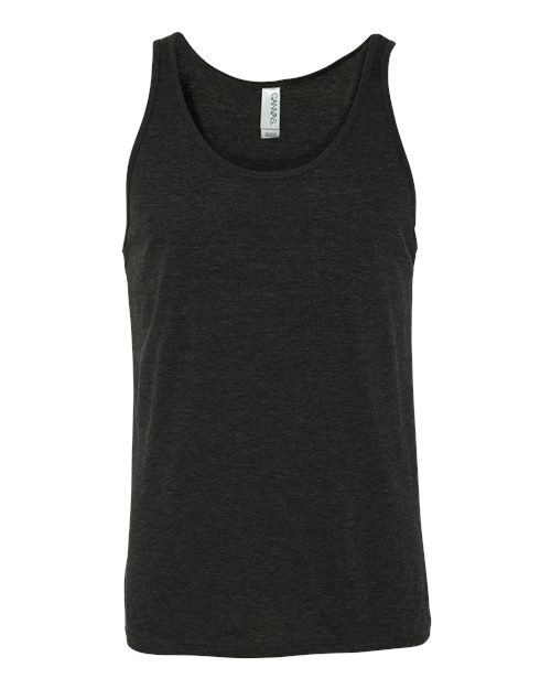 BELLA + CANVAS 3484 - Unisex Triblend Tank - Charcoal Black Triblend