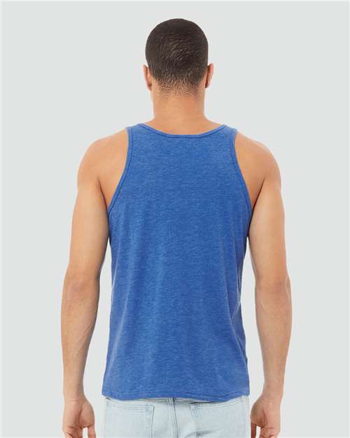 BELLA + CANVAS 3484 - Unisex Triblend Tank - True Royal Triblend