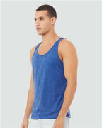 BELLA + CANVAS 3484 - Unisex Triblend Tank - True Royal Triblend
