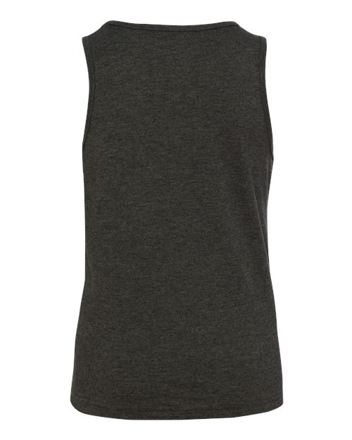 BELLA + CANVAS 3480YCVC - Youth Heather CVC Tank - Dark Grey Heather