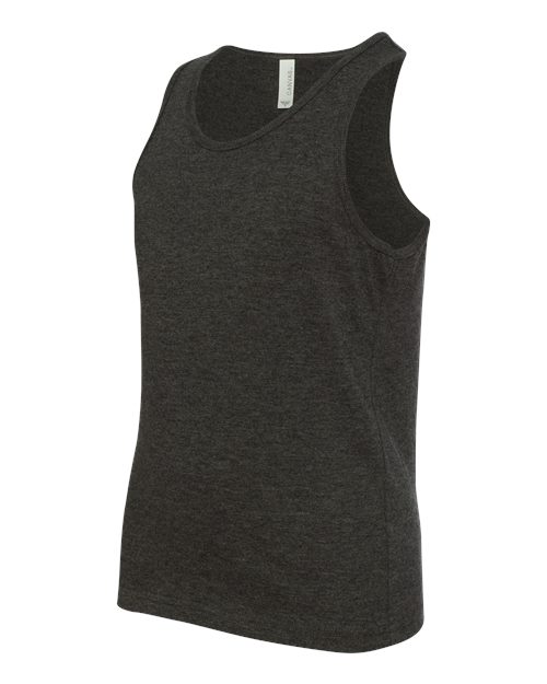 BELLA + CANVAS 3480YCVC - Youth Heather CVC Tank - Dark Grey Heather