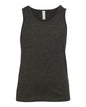 BELLA + CANVAS 3480YCVC - Youth Heather CVC Tank - Dark Grey Heather