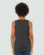 BELLA + CANVAS 3480YCVC - Youth Heather CVC Tank - Dark Grey Heather