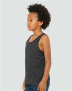 BELLA + CANVAS 3480YCVC - Youth Heather CVC Tank - Dark Grey Heather