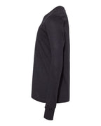 BELLA + CANVAS 3501YCVC - Youth Heather CVC Long Sleeve Tee - Black Heather
