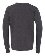 BELLA + CANVAS 3501YCVC - Youth Heather CVC Long Sleeve Tee - Dark Grey Heather