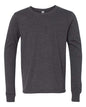 BELLA + CANVAS 3501YCVC - Youth Heather CVC Long Sleeve Tee - Dark Grey Heather