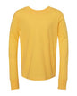 BELLA + CANVAS 3501YCVC - Youth Heather CVC Long Sleeve Tee - Heather Yellow Gold
