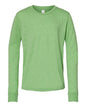 BELLA + CANVAS 3513Y - Youth Triblend Long Sleeve Tee - Green Triblend